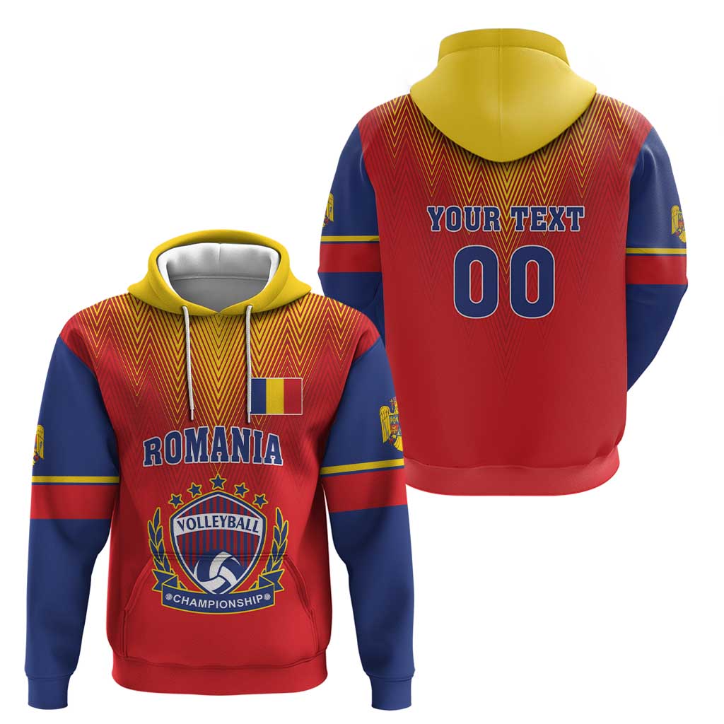 Custom Romania Volleyball Hoodie Sporty Style LT18