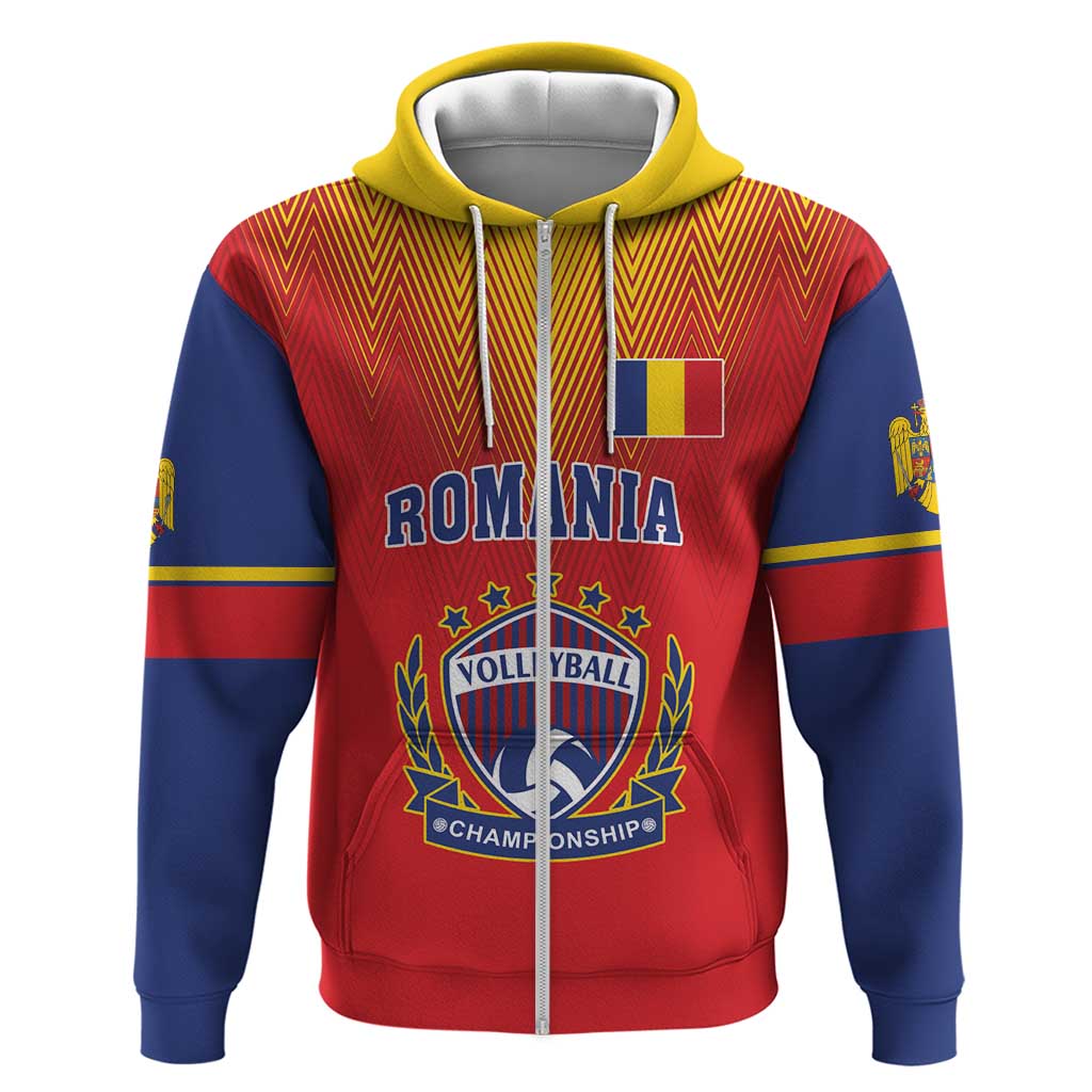 Custom Romania Volleyball Hoodie Sporty Style LT18