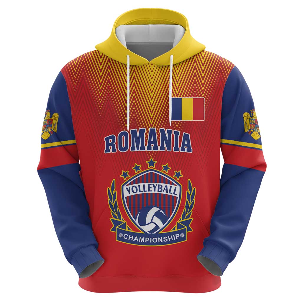 Custom Romania Volleyball Hoodie Sporty Style LT18