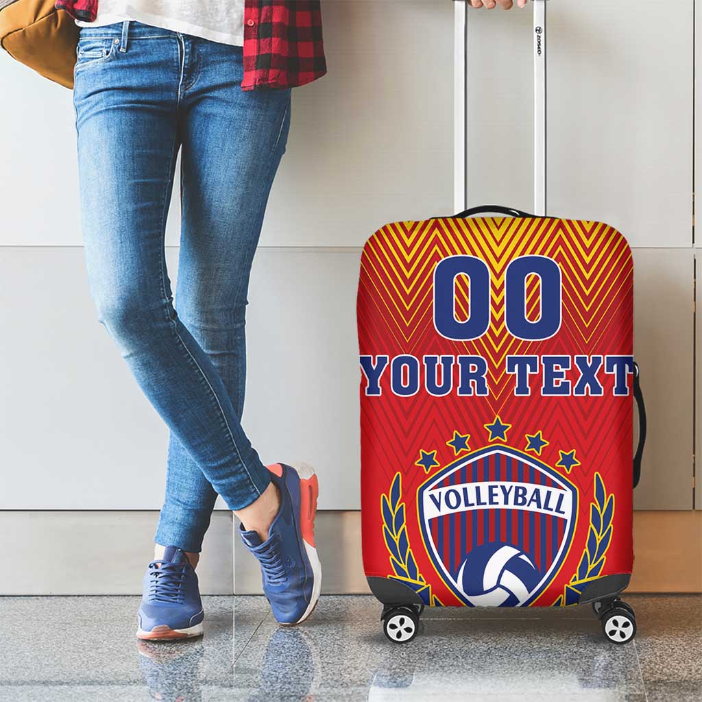 Custom Romania Volleyball Luggage Cover Sporty Style LT18