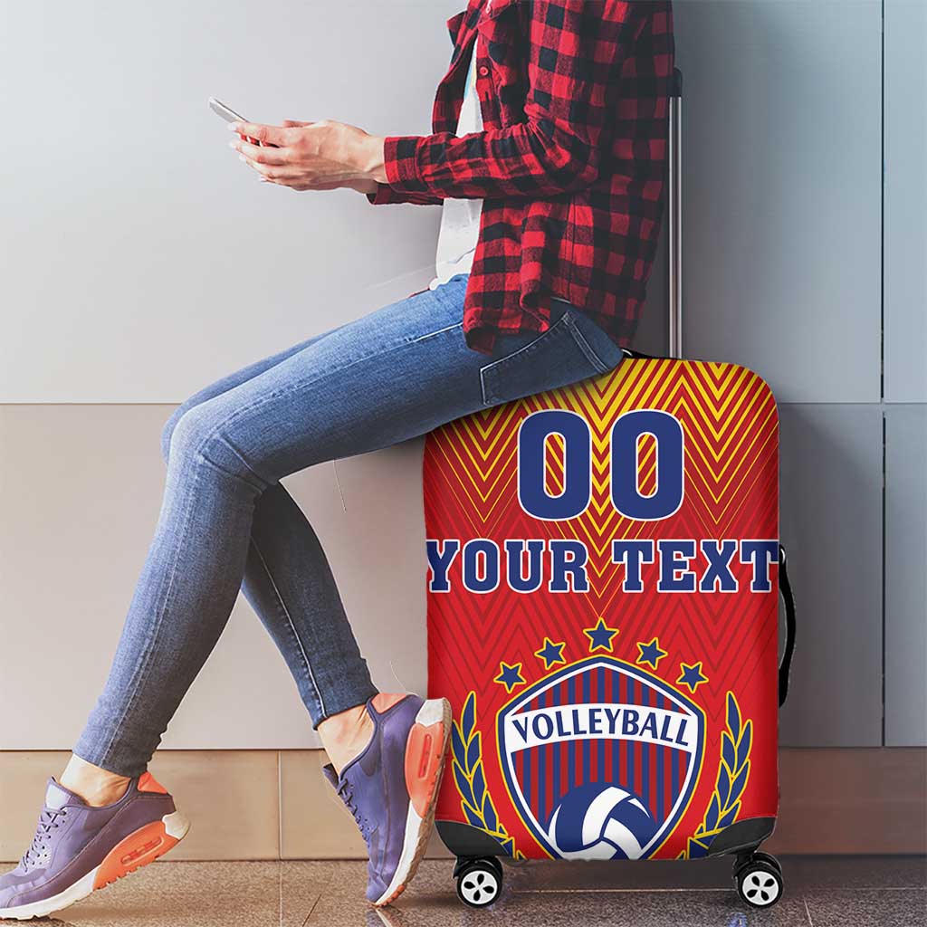 Custom Romania Volleyball Luggage Cover Sporty Style LT18