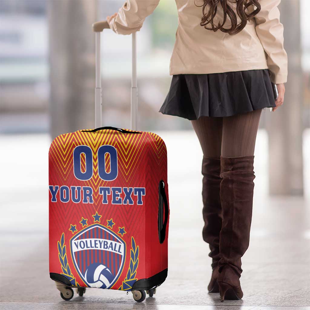Custom Romania Volleyball Luggage Cover Sporty Style LT18