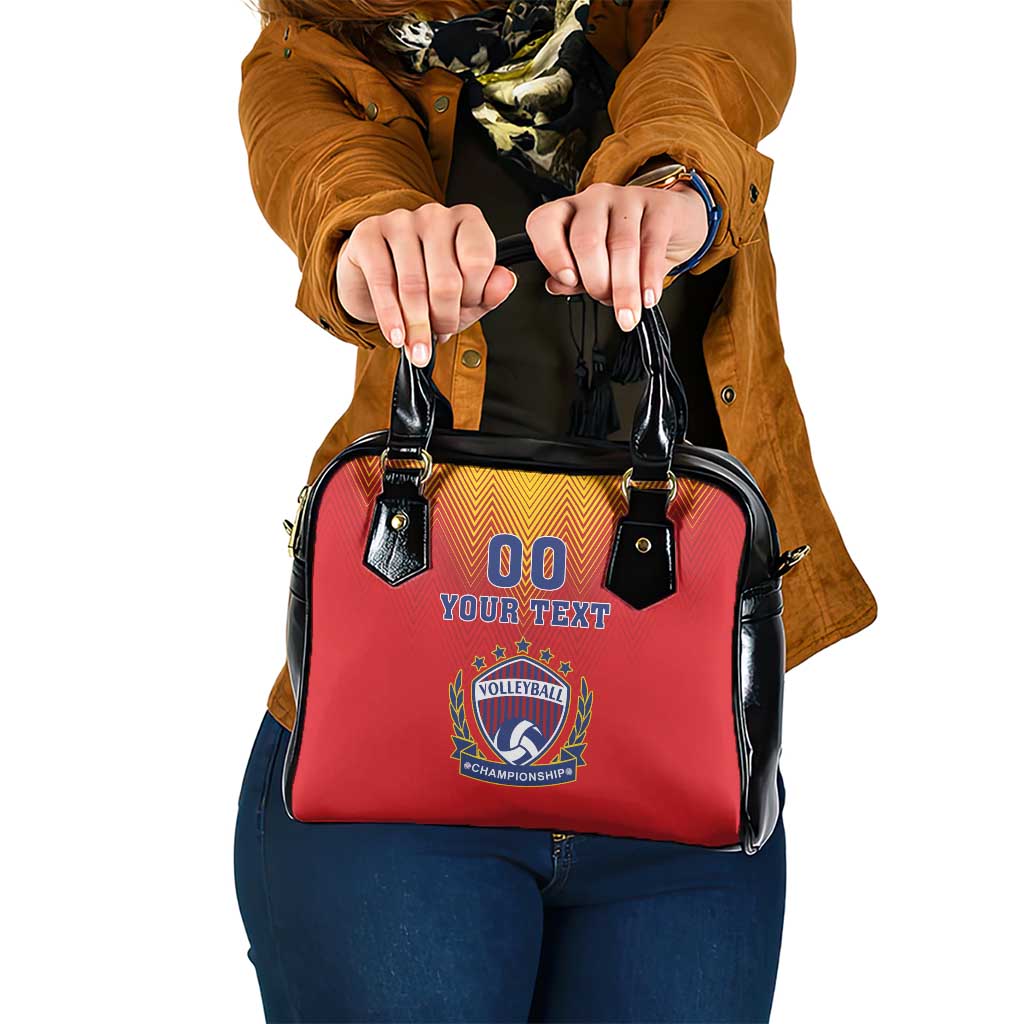 Custom Romania Volleyball Shoulder Handbag Sporty Style LT18
