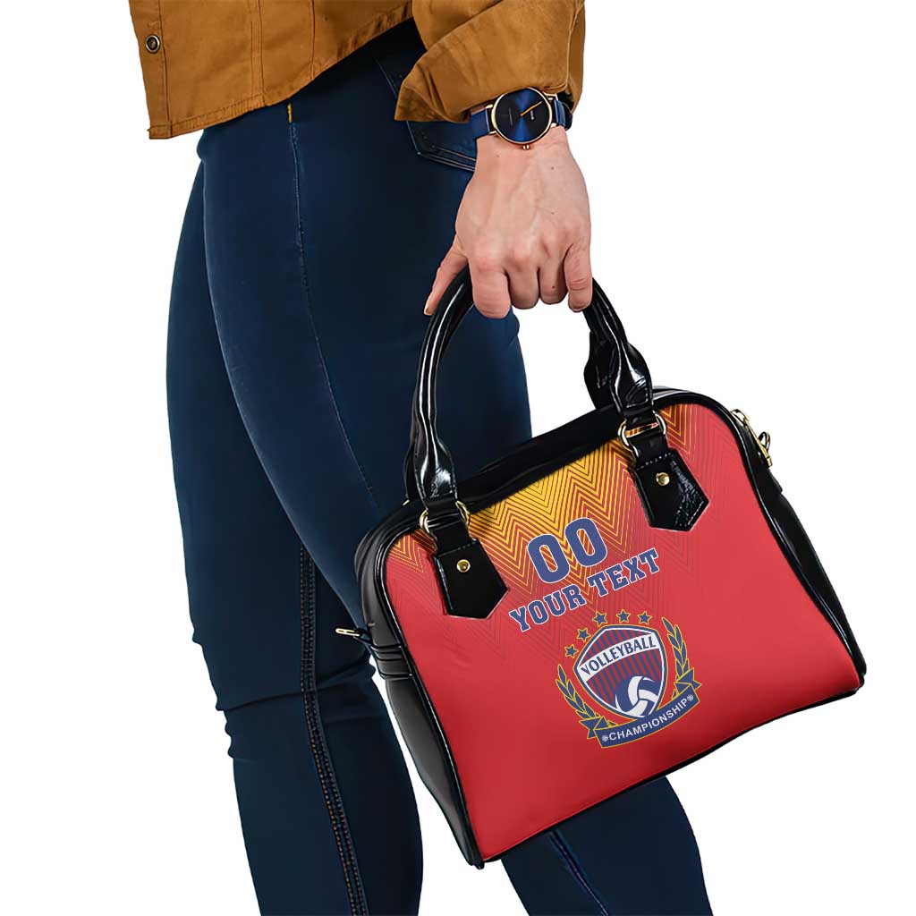 Custom Romania Volleyball Shoulder Handbag Sporty Style LT18