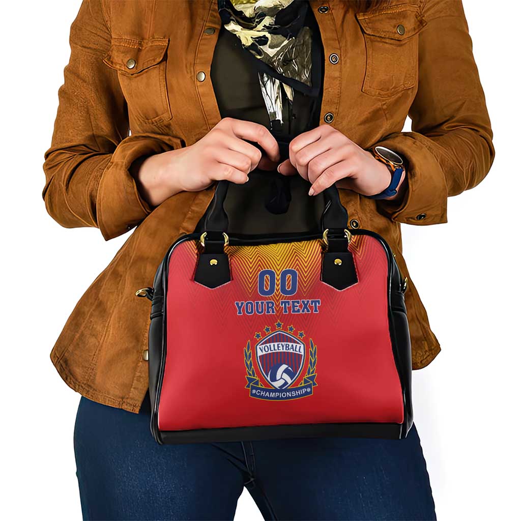 Custom Romania Volleyball Shoulder Handbag Sporty Style LT18