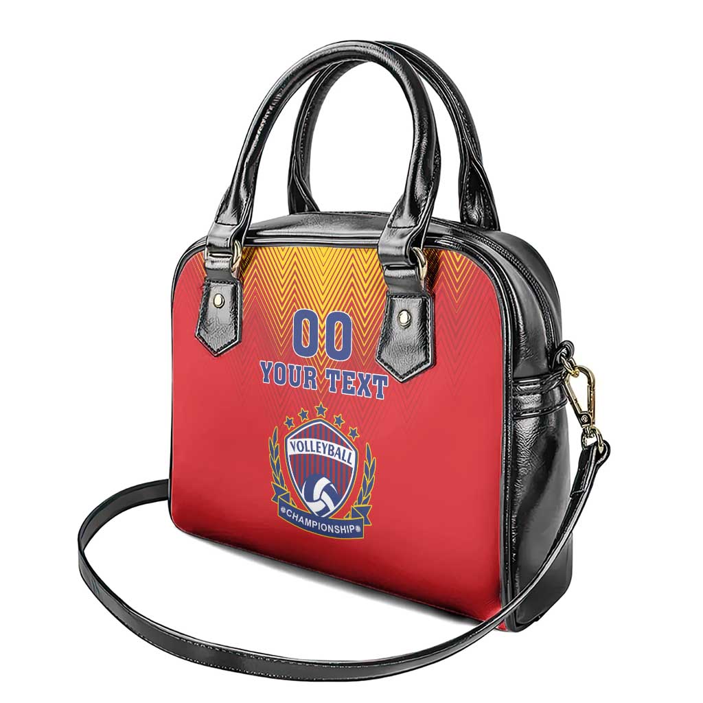 Custom Romania Volleyball Shoulder Handbag Sporty Style LT18