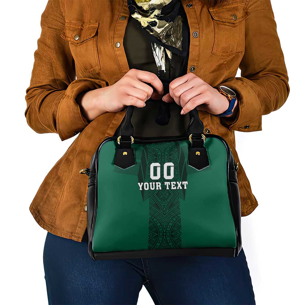 Custom Mexico Football Shoulder Handbag El Tricolor Go Champions Aztec Pattern LT18