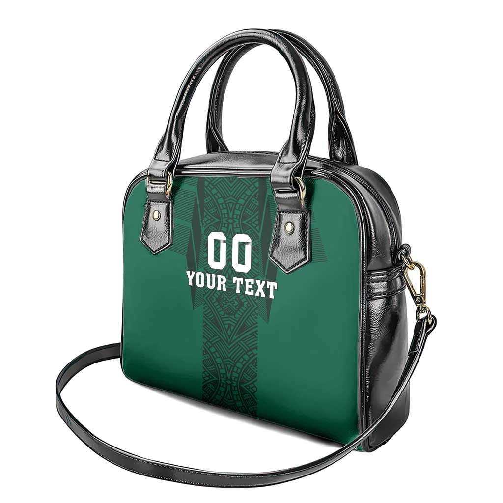 Custom Mexico Football Shoulder Handbag El Tricolor Go Champions Aztec Pattern LT18