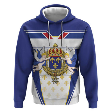 Personalized French Colonial Empire Hoodie Royal Standard of France LT18