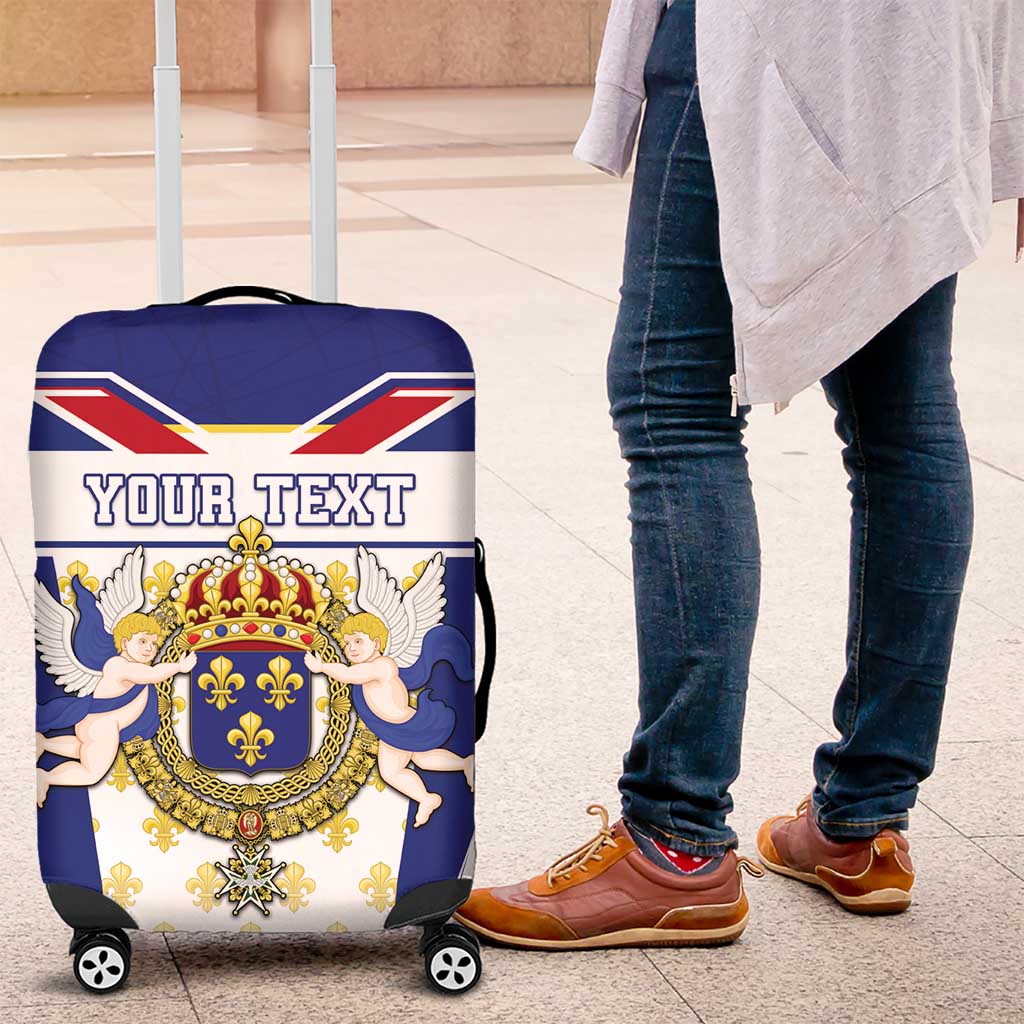 Personalized French Colonial Empire Luggage Cover Royal Standard of France LT18