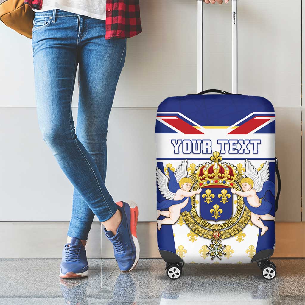 Personalized French Colonial Empire Luggage Cover Royal Standard of France LT18