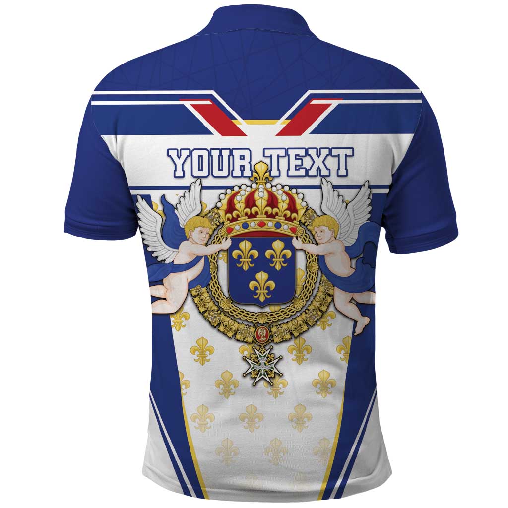 Personalized French Colonial Empire Polo Shirt Royal Standard of France LT18