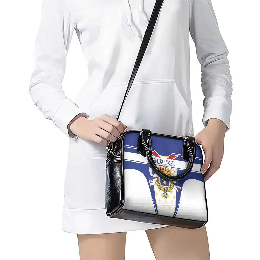 Personalized French Colonial Empire Shoulder Handbag Royal Standard of France LT18