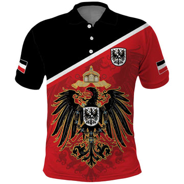 German Empire 1871-1918 Polo Shirt Flag Color Inspiration LT18