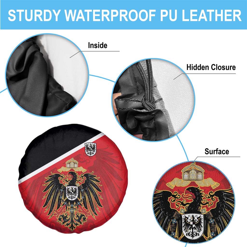 German Empire 1871-1918 Spare Tire Cover Flag Color Inspiration LT18