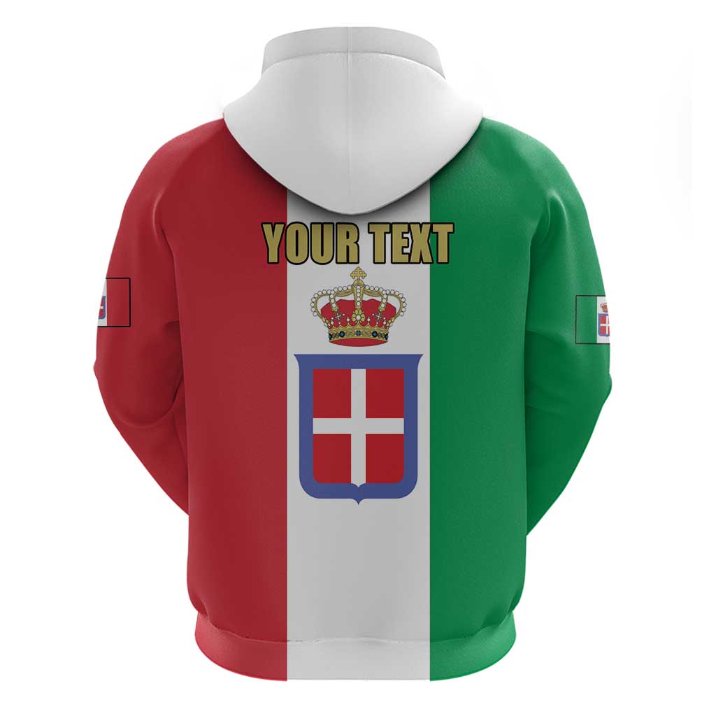 Personalized Italian Empire 1882-1960 Hoodie Flag Color Inspiration LT18