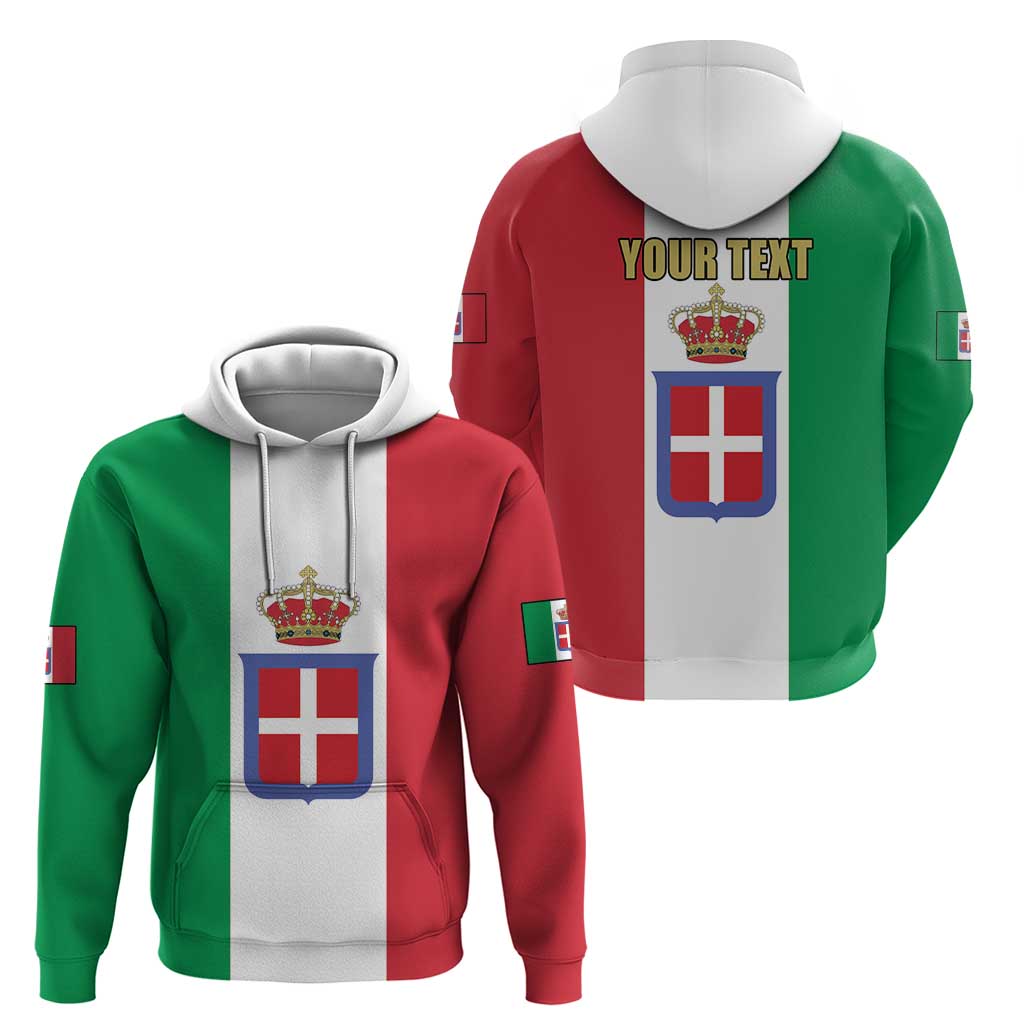 Personalized Italian Empire 1882-1960 Hoodie Flag Color Inspiration LT18