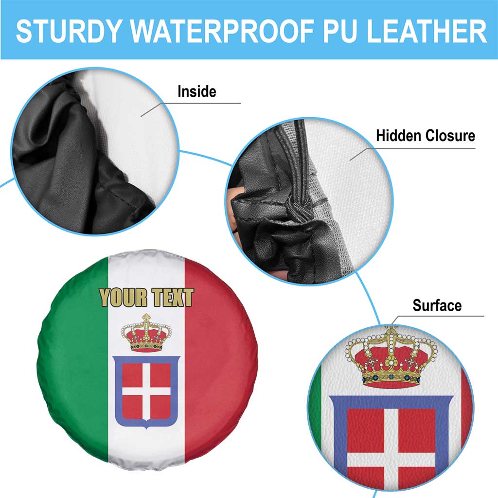 Personalized Italian Empire 1882-1960 Spare Tire Cover Flag Color Inspiration LT18