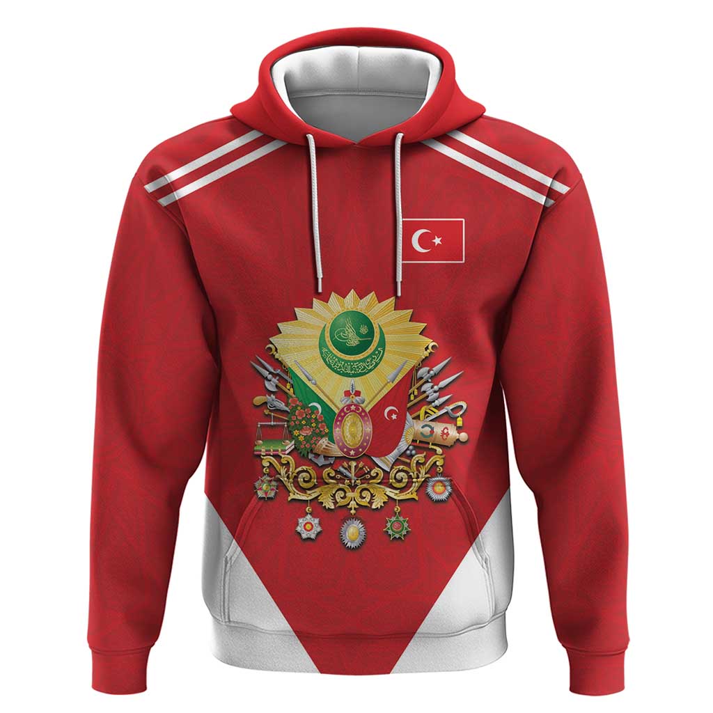 Personalized Ottoman Empire 1299-1922 Hoodie Flag Color Inspiration LT18