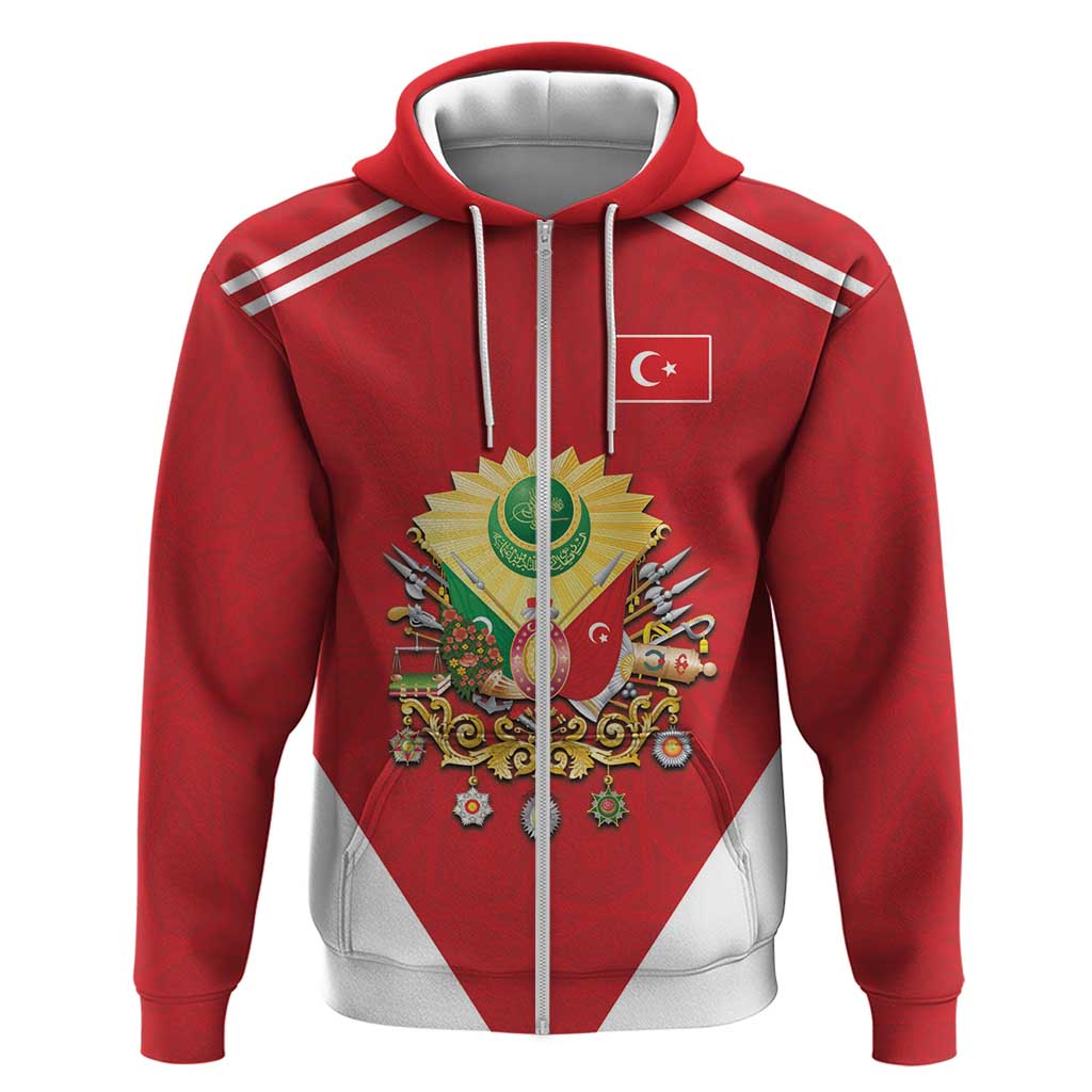 Personalized Ottoman Empire 1299-1922 Hoodie Flag Color Inspiration LT18