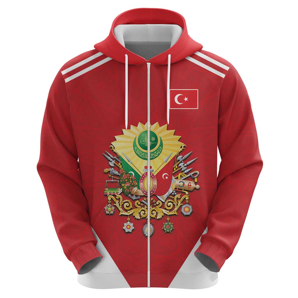 Personalized Ottoman Empire 1299-1922 Hoodie Flag Color Inspiration LT18