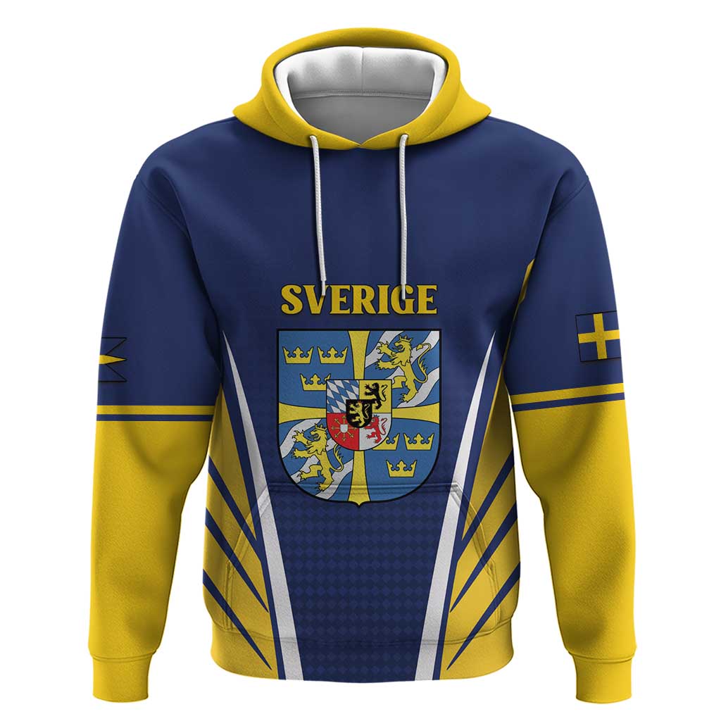 Personalized Swedish Empire 1611-1721 Hoodie Flag Color Inspiration LT18