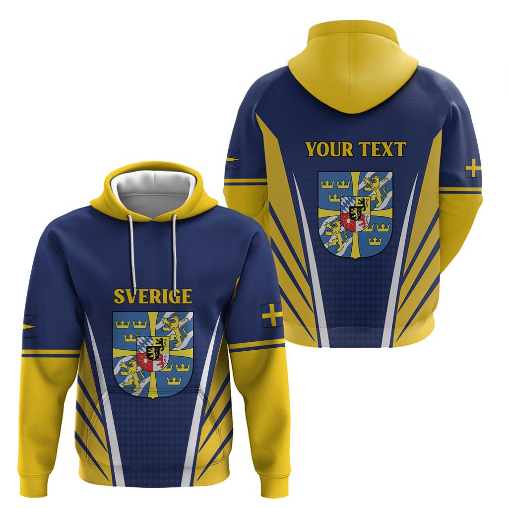 Personalized Swedish Empire 1611-1721 Hoodie Flag Color Inspiration LT18