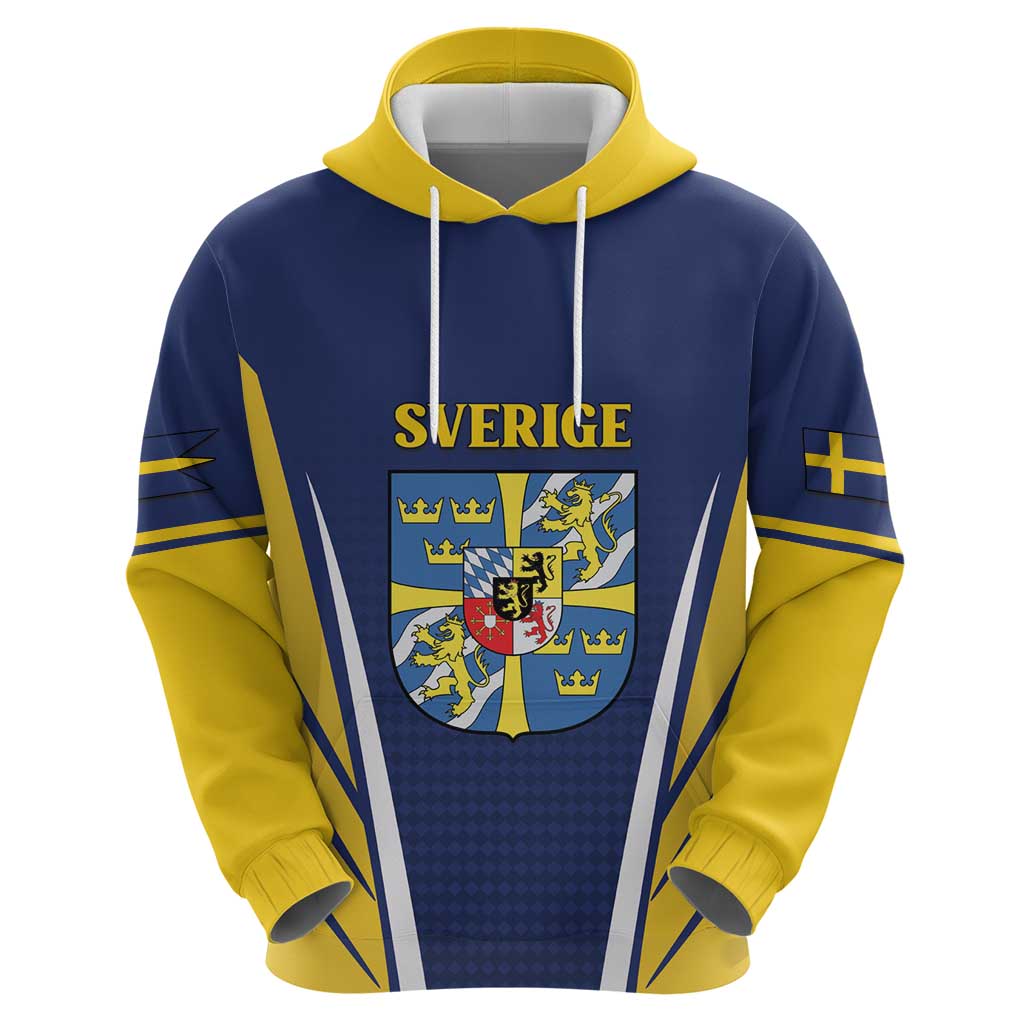 Personalized Swedish Empire 1611-1721 Hoodie Flag Color Inspiration LT18