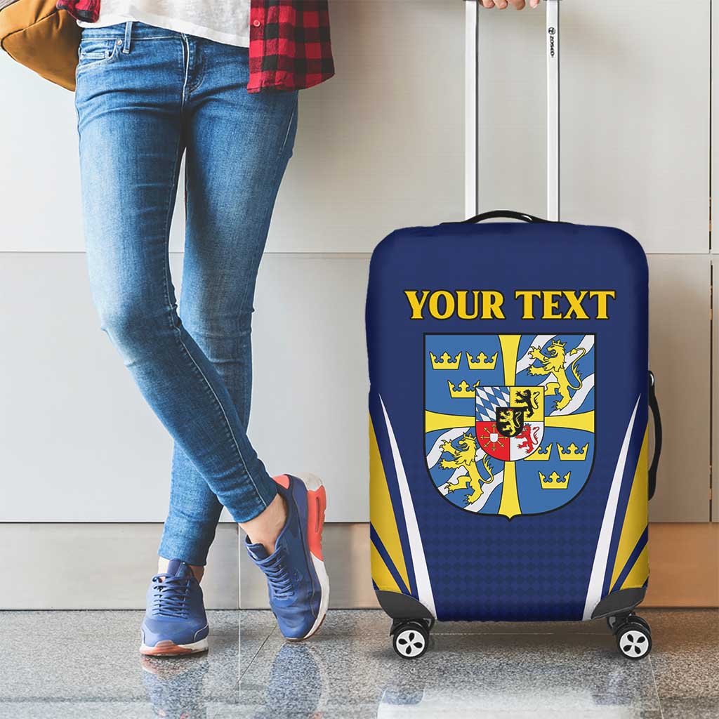Personalized Swedish Empire 1611-1721 Luggage Cover Flag Color Inspiration LT18