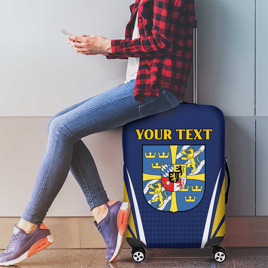 Personalized Swedish Empire 1611-1721 Luggage Cover Flag Color Inspiration LT18