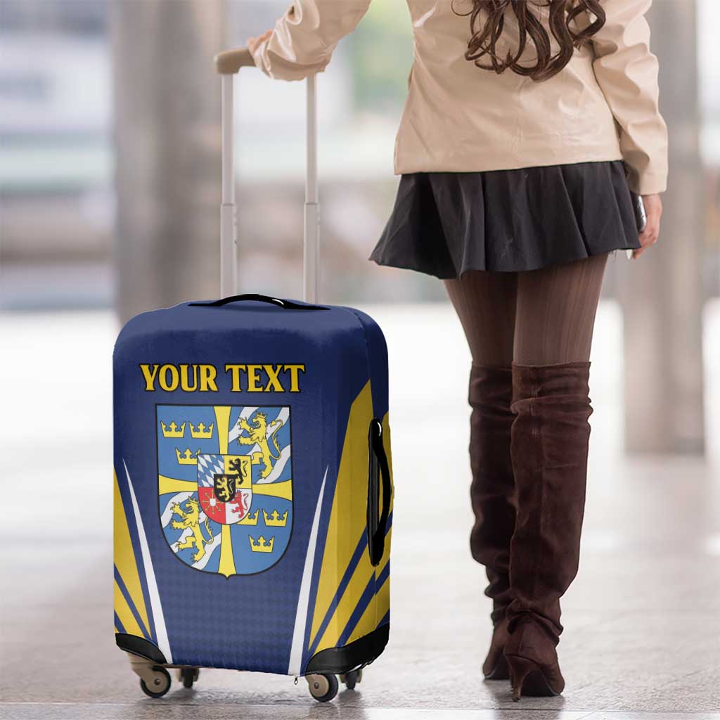Personalized Swedish Empire 1611-1721 Luggage Cover Flag Color Inspiration LT18