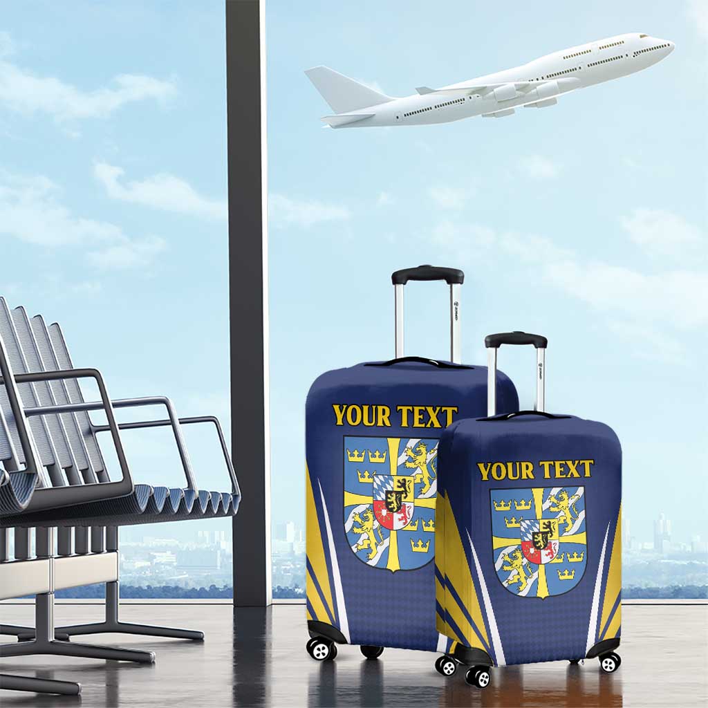 Personalized Swedish Empire 1611-1721 Luggage Cover Flag Color Inspiration LT18