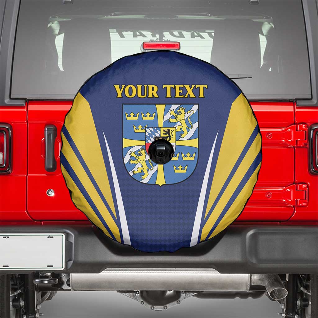 Personalized Swedish Empire 1611-1721 Spare Tire Cover Flag Color Inspiration LT18