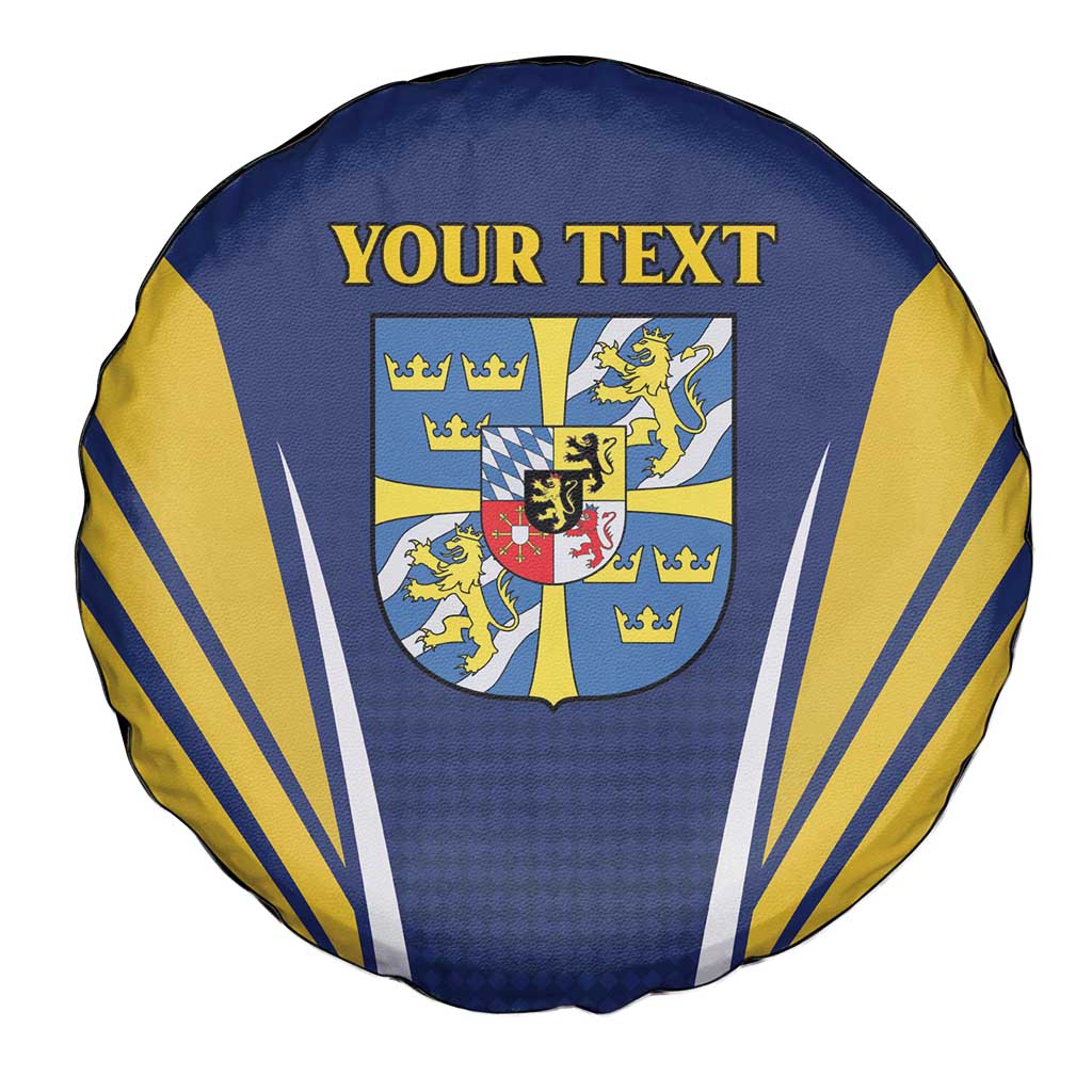 Personalized Swedish Empire 1611-1721 Spare Tire Cover Flag Color Inspiration LT18