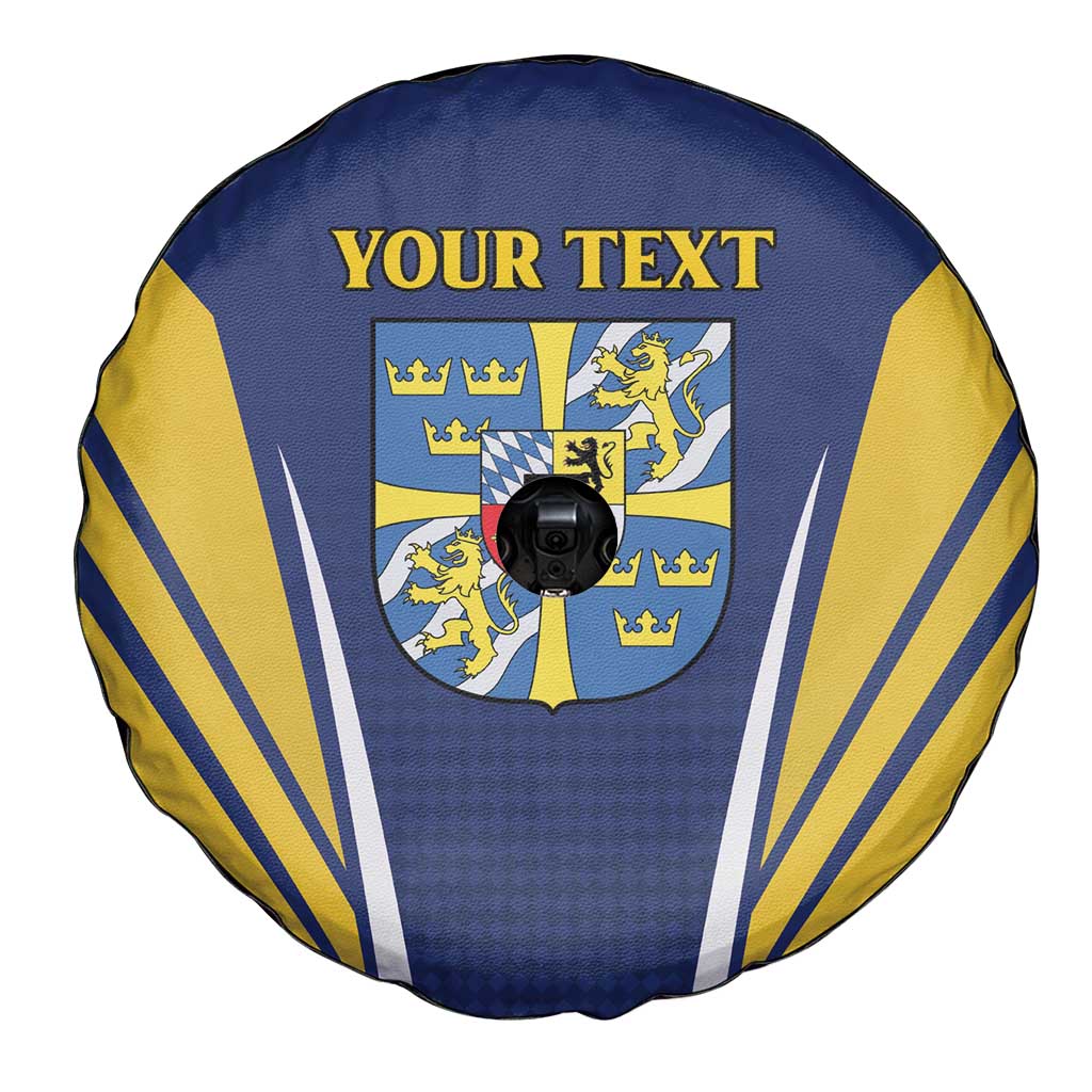 Personalized Swedish Empire 1611-1721 Spare Tire Cover Flag Color Inspiration LT18