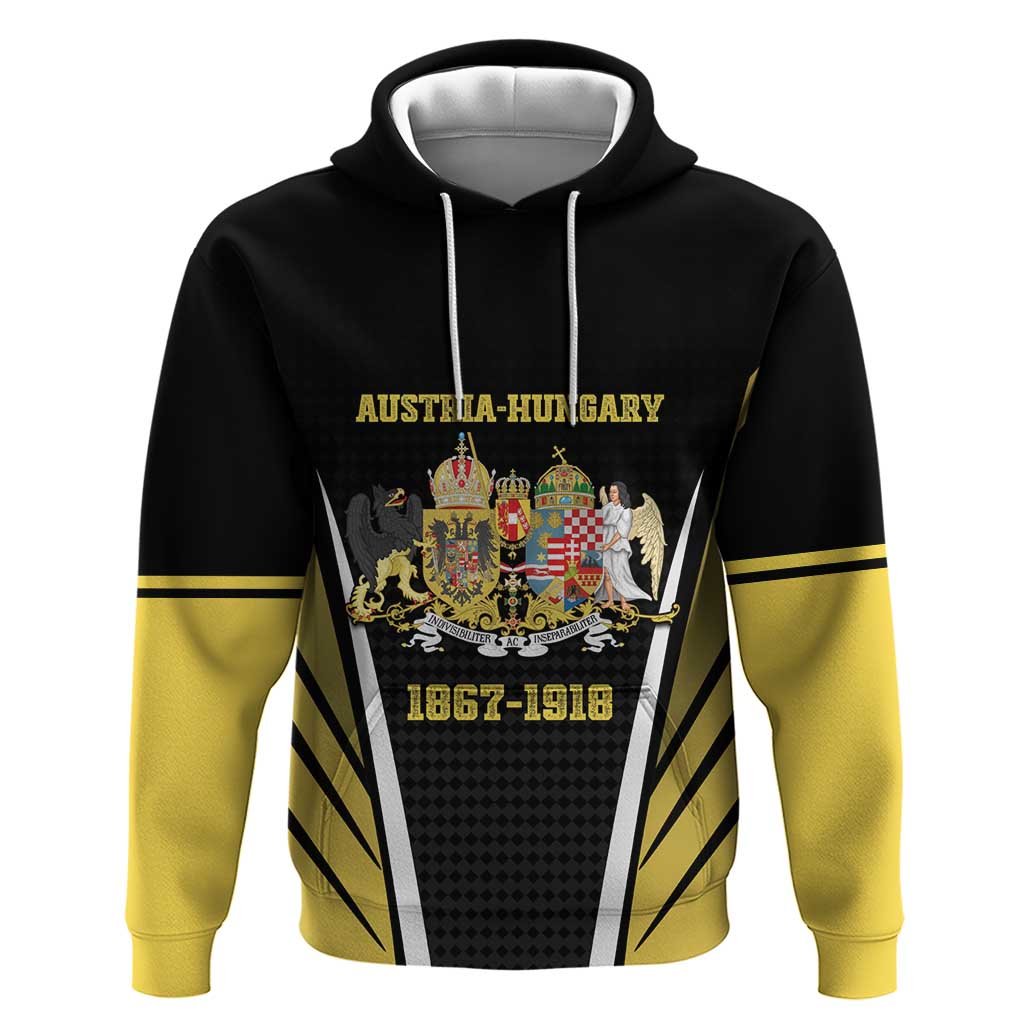 Personalized Austro-Hungarian Empire 1867-1918 Hoodie Flag Color Inspiration LT18