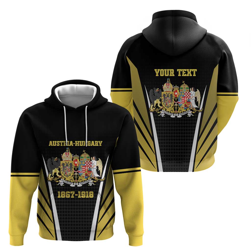 Personalized Austro-Hungarian Empire 1867-1918 Hoodie Flag Color Inspiration LT18