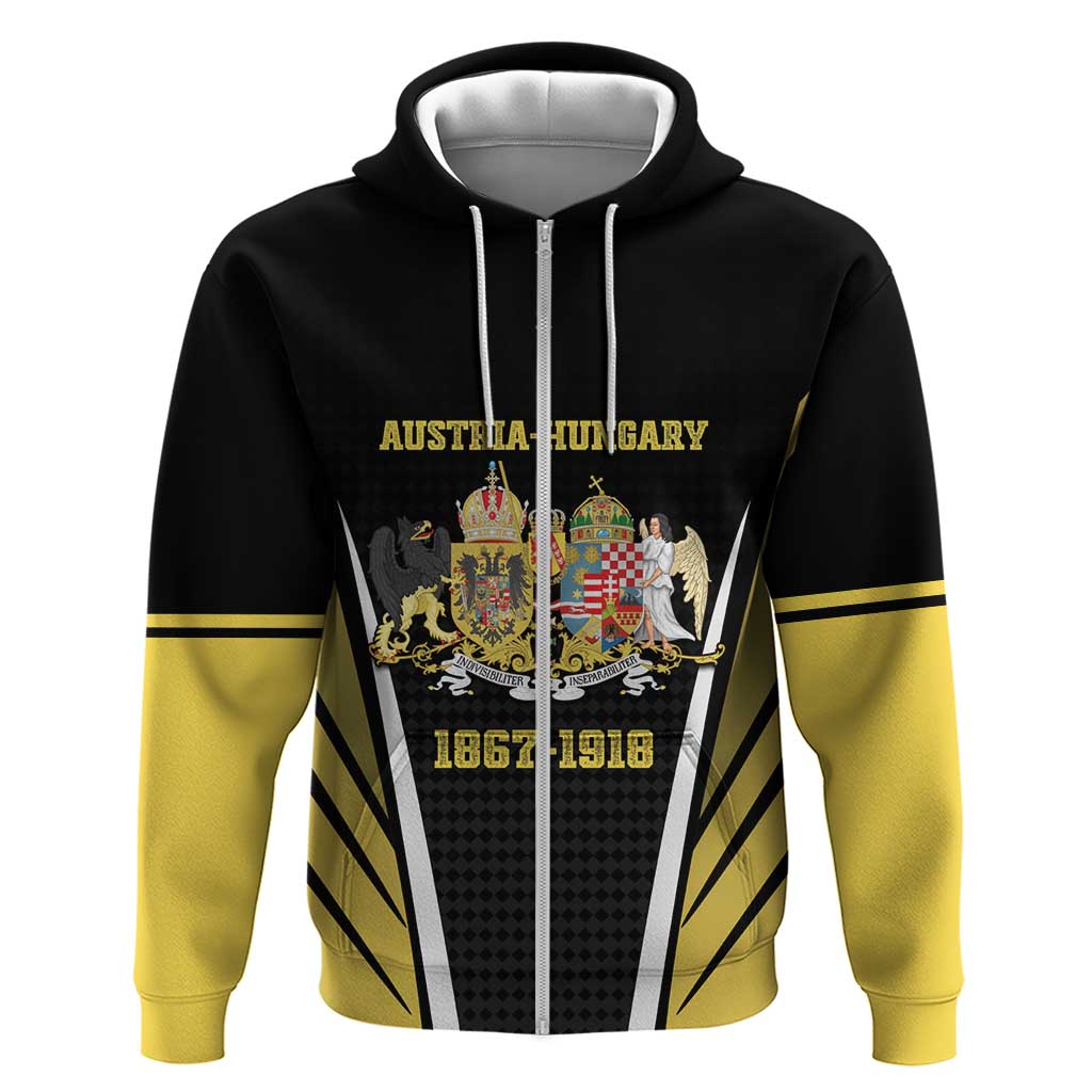Personalized Austro-Hungarian Empire 1867-1918 Hoodie Flag Color Inspiration LT18