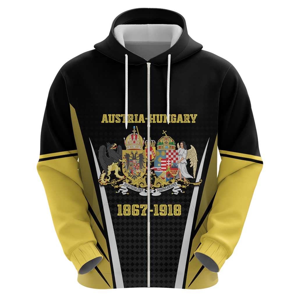 Personalized Austro-Hungarian Empire 1867-1918 Hoodie Flag Color Inspiration LT18