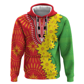 Eritrea Enkutatash Dashiki Hoodie With Folk Pattern LT18