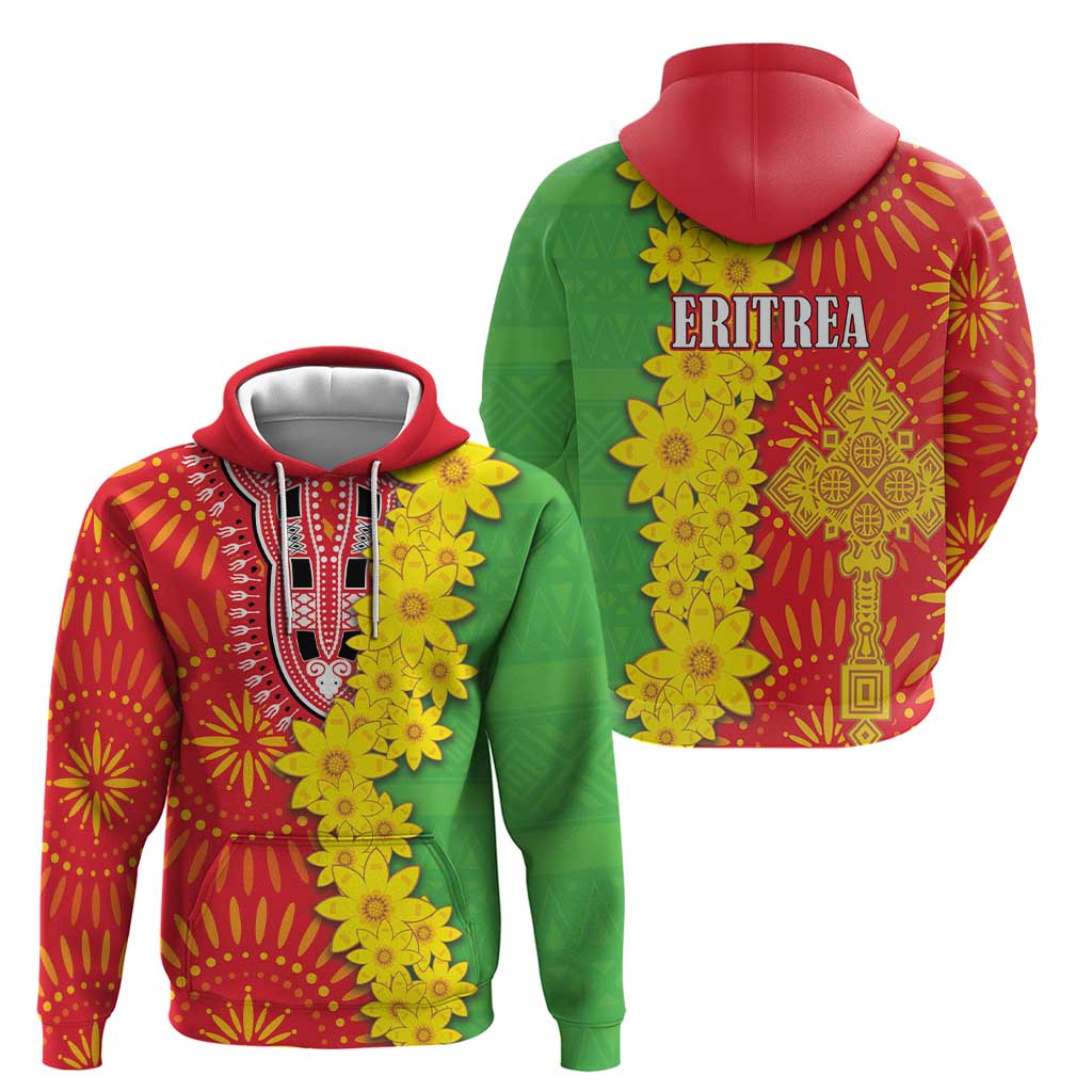 Eritrea Enkutatash Dashiki Hoodie With Folk Pattern LT18