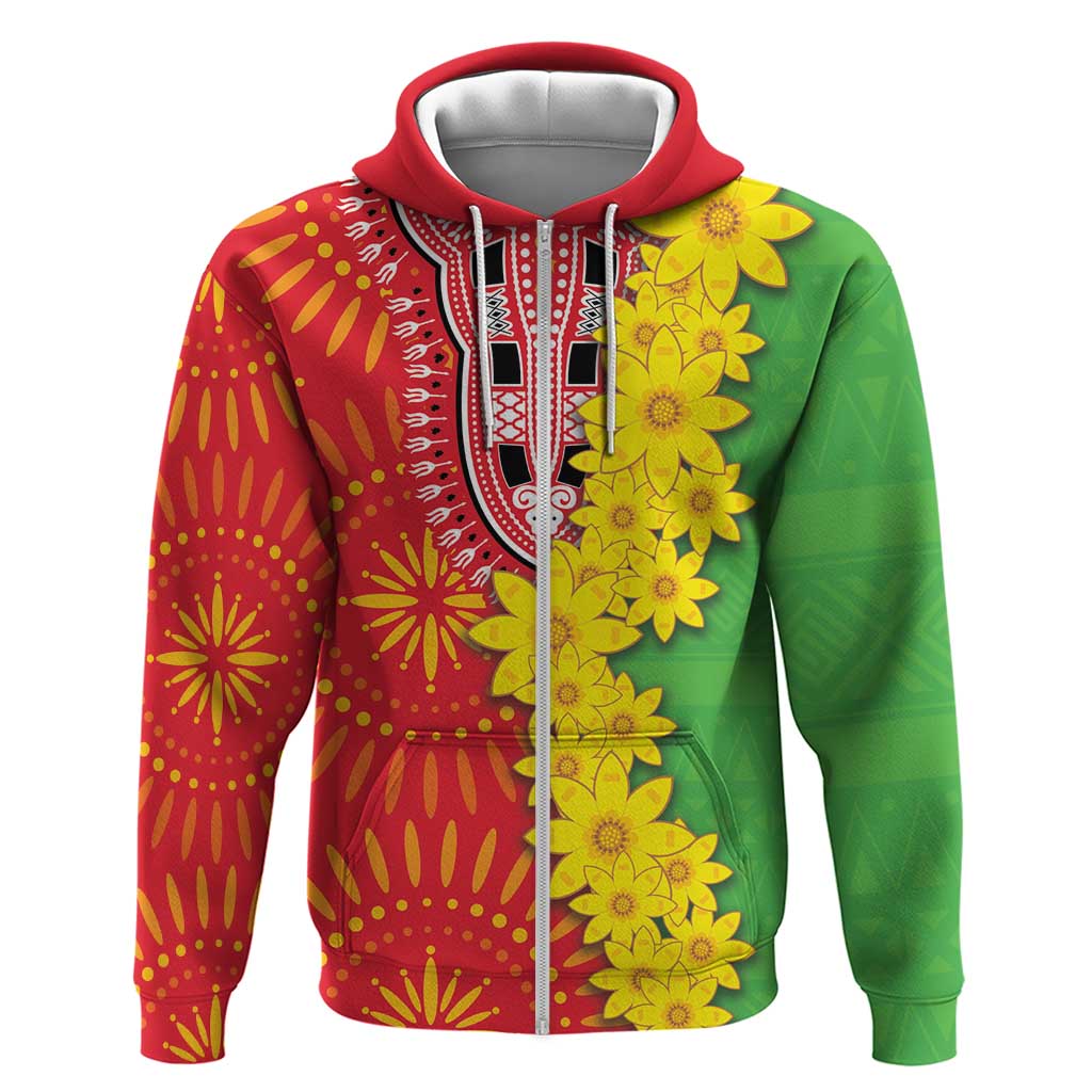 Eritrea Enkutatash Dashiki Hoodie With Folk Pattern LT18