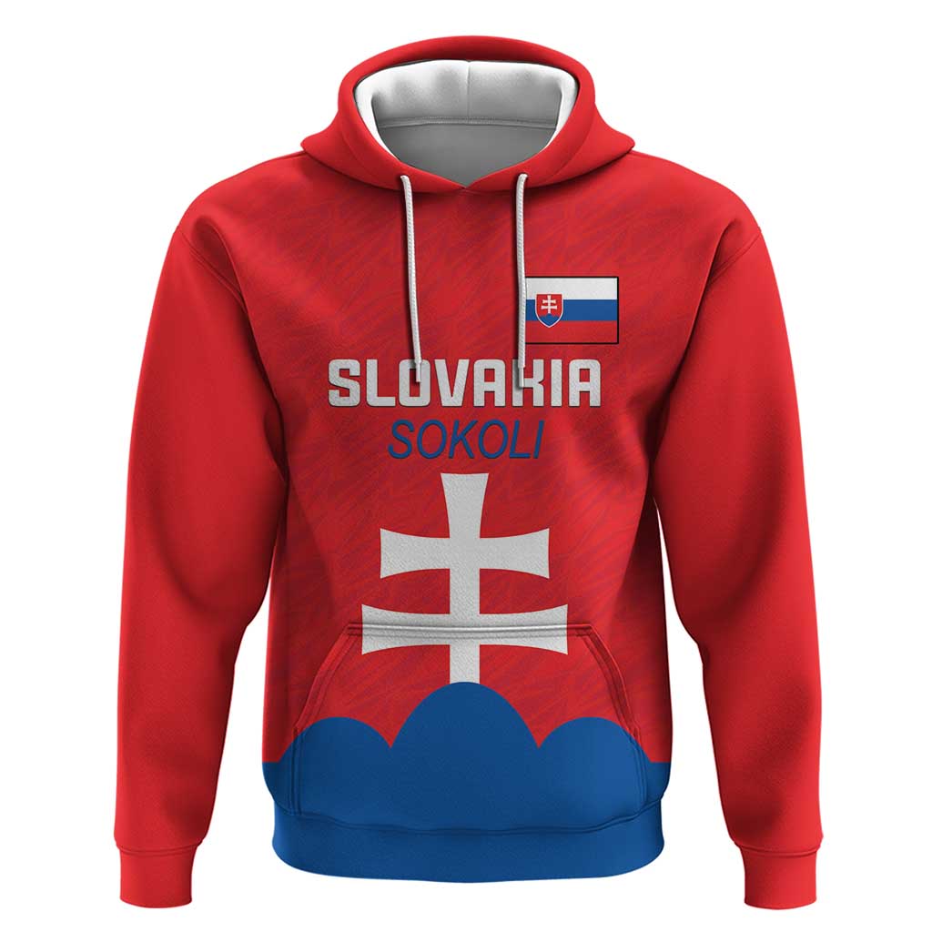 Custom Slovakia Football Hoodie Come On Sokoli LT18