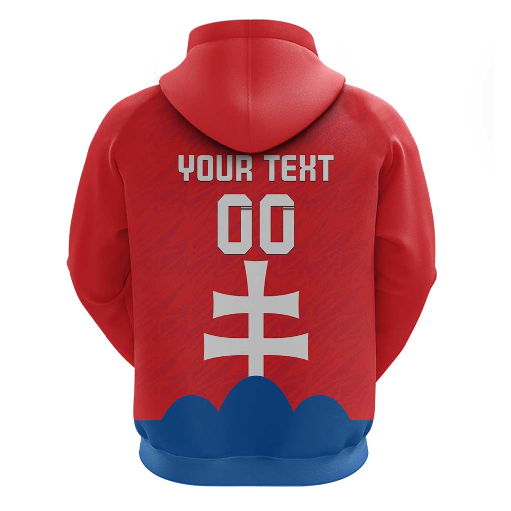 Custom Slovakia Football Hoodie Come On Sokoli LT18