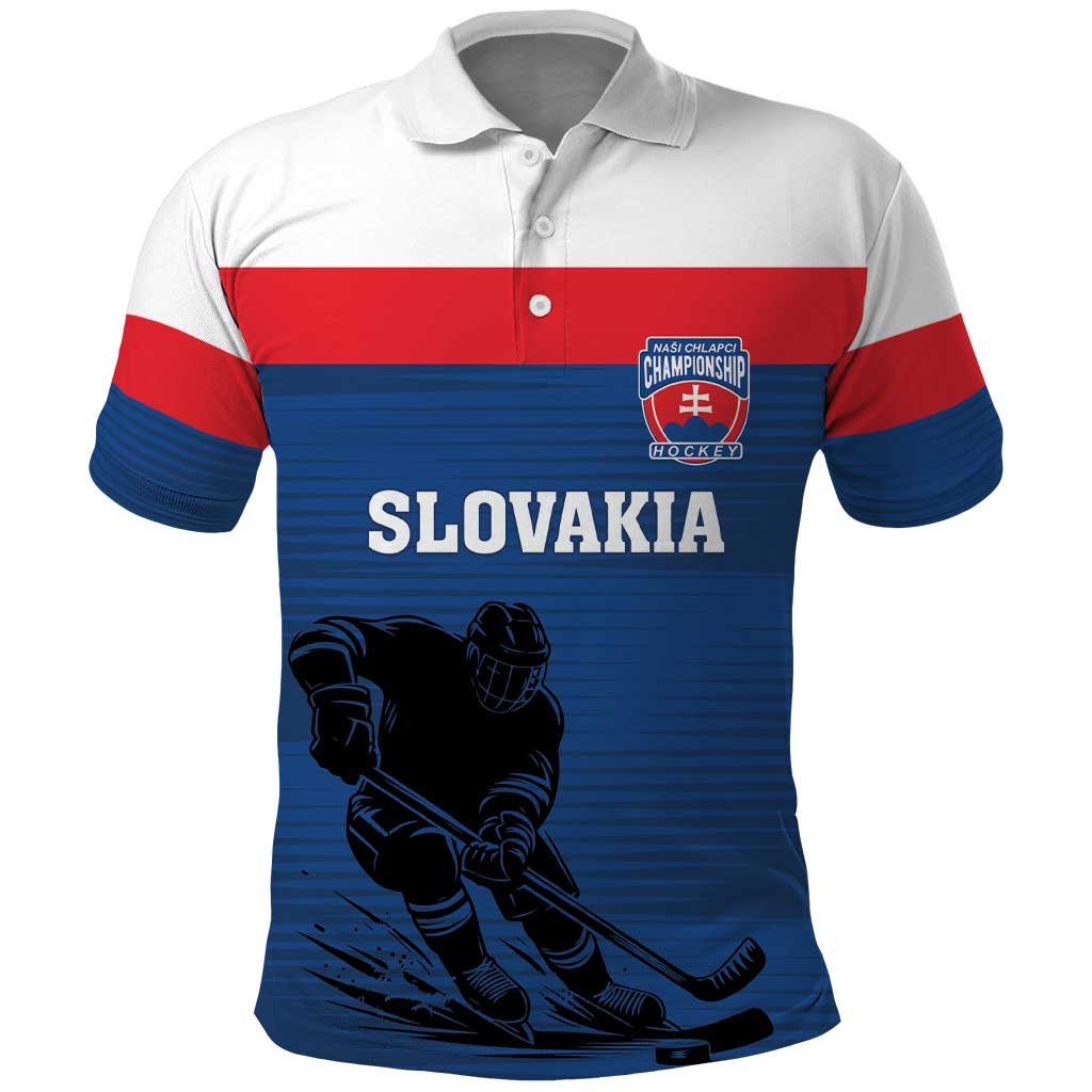 Custom Slovakia Hockey Polo Shirt Go Nasi Chlapci LT18