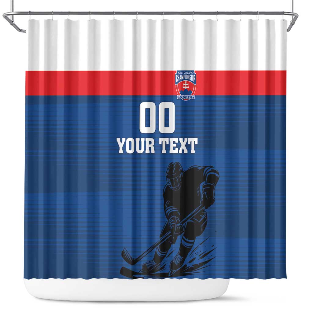 Custom Slovakia Hockey Shower Curtain Go Nasi Chlapci LT18