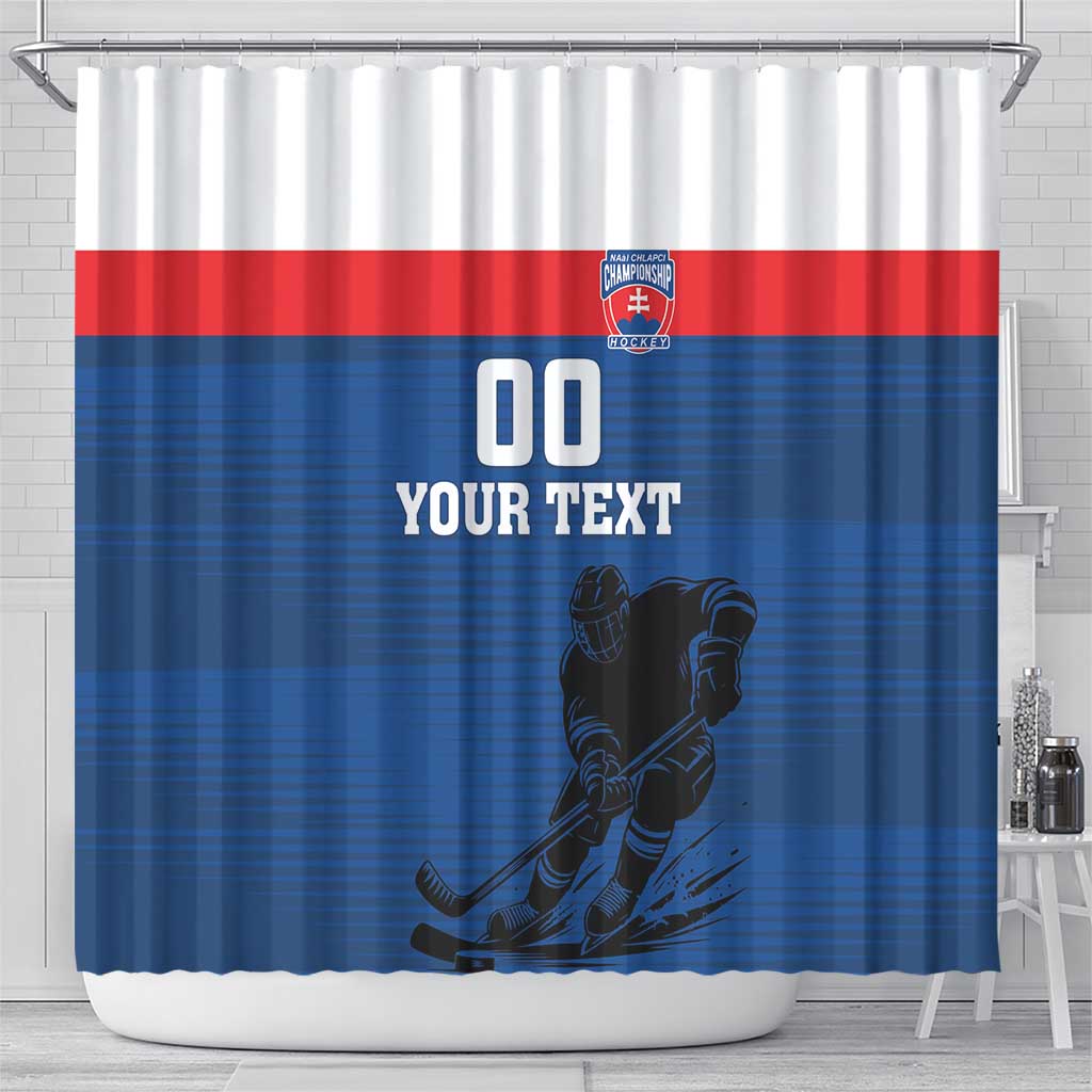 Custom Slovakia Hockey Shower Curtain Go Nasi Chlapci LT18