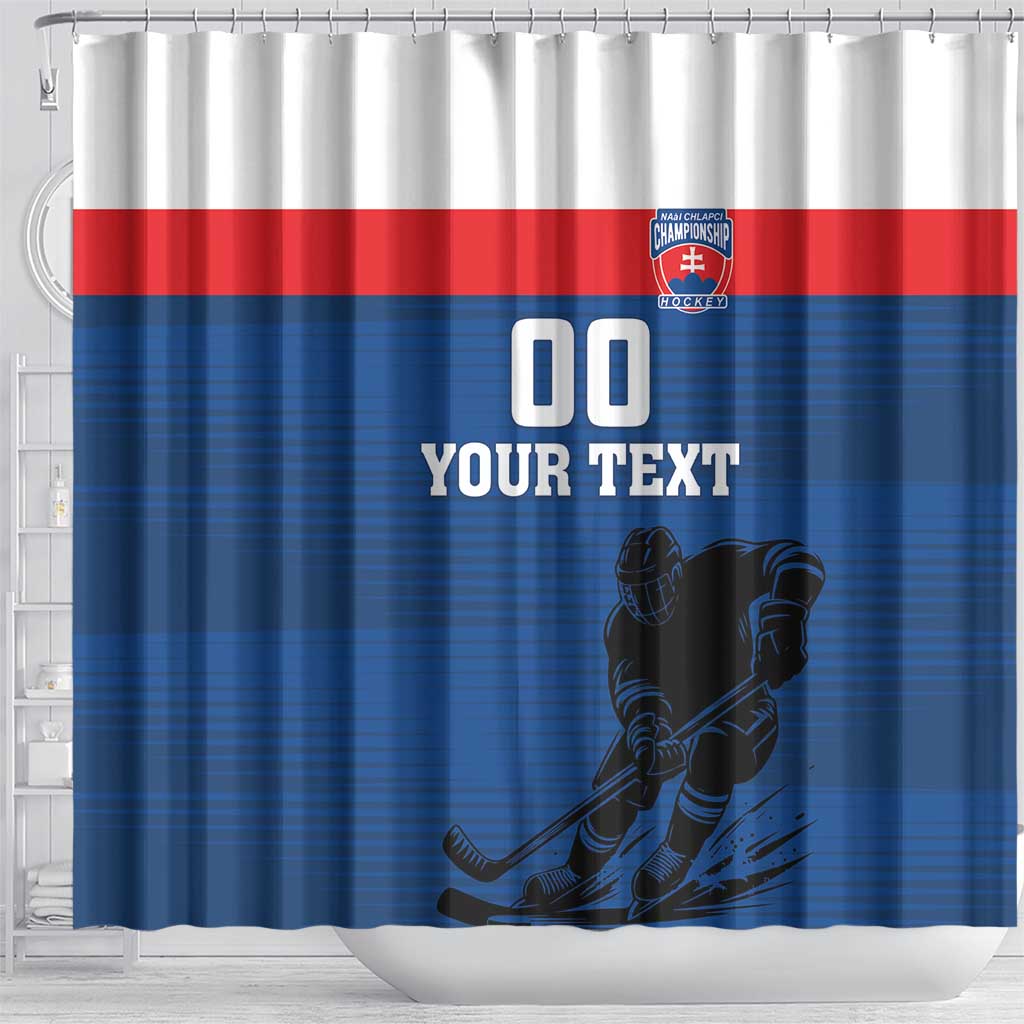 Custom Slovakia Hockey Shower Curtain Go Nasi Chlapci LT18
