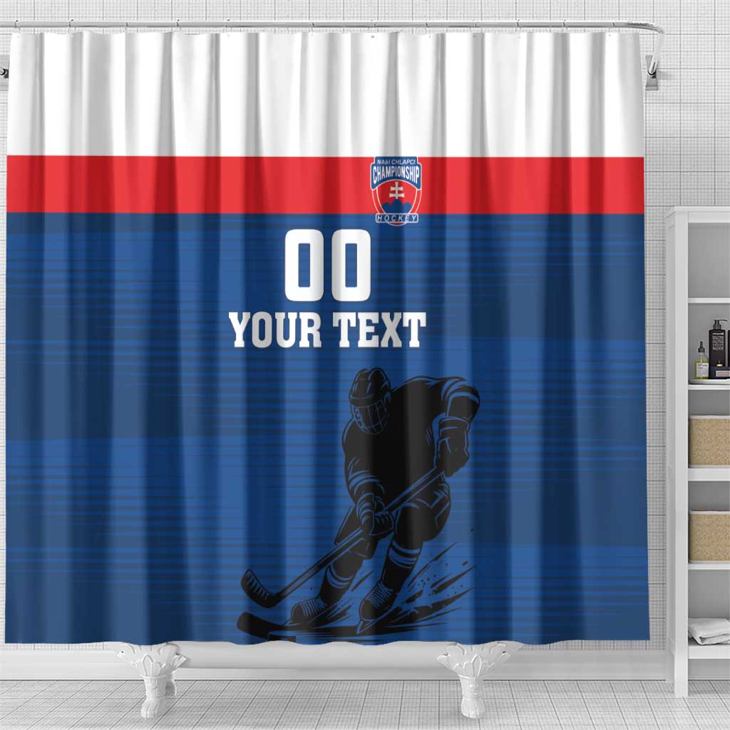 Custom Slovakia Hockey Shower Curtain Go Nasi Chlapci LT18