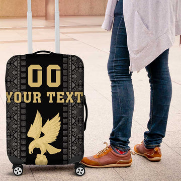Custom Mexico Football Luggage Cover El Tri Aztec Pattern Back Version LT18